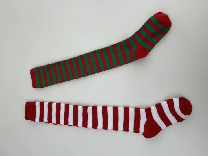 Custom Striped Over-the-Knee Socks catalog product image