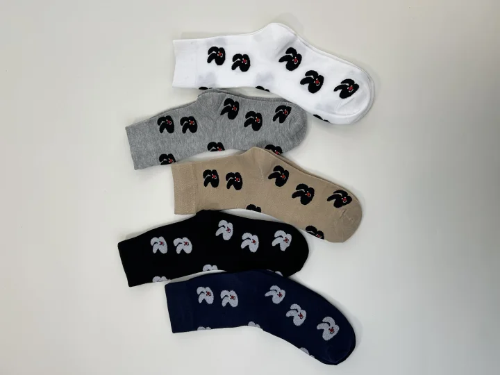 Custom Rabbit Crew Socks catalog product image