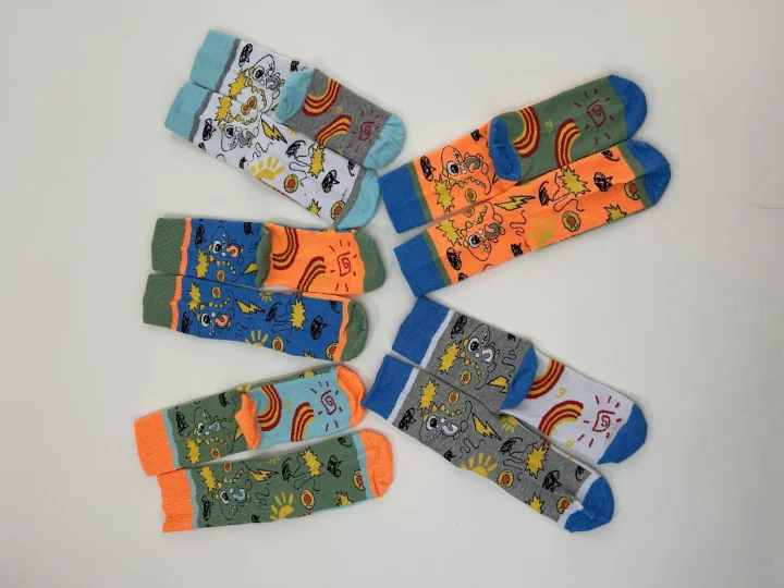 Custom Dinosaur Crew Socks catalog product image