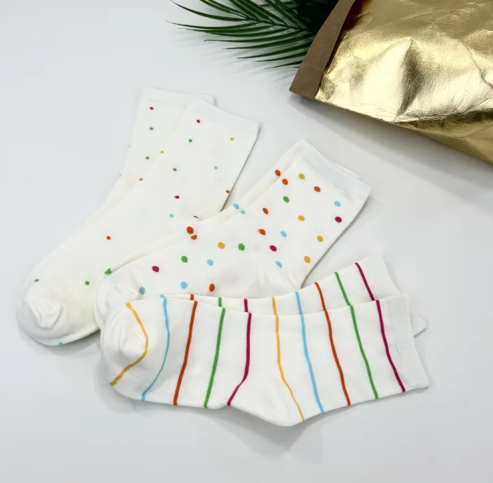 Custom Polka Dot Crew Socks, SKU 1150 catalog product image