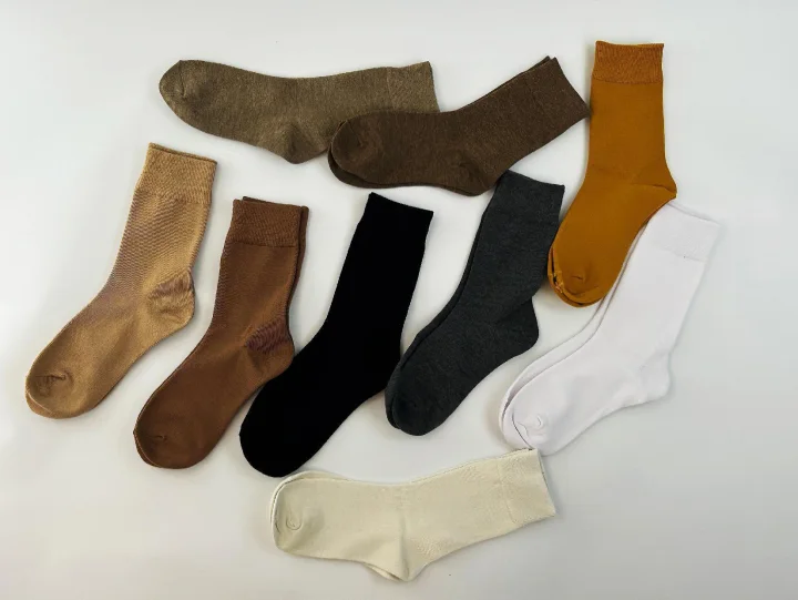 Custom Fuzzy Solid Color Crew Socks catalog product image