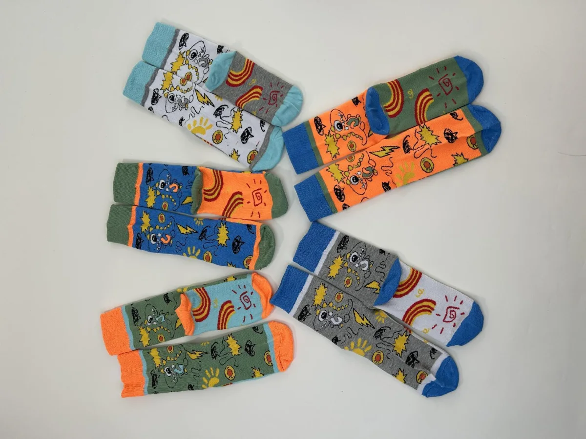 Custom Dinosaur Crew Socks catalog product image