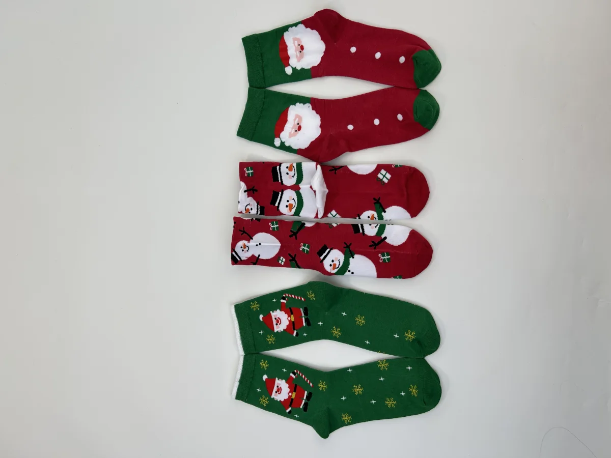 Custom Christmas Crew Socks, SKU 1121 catalog product image