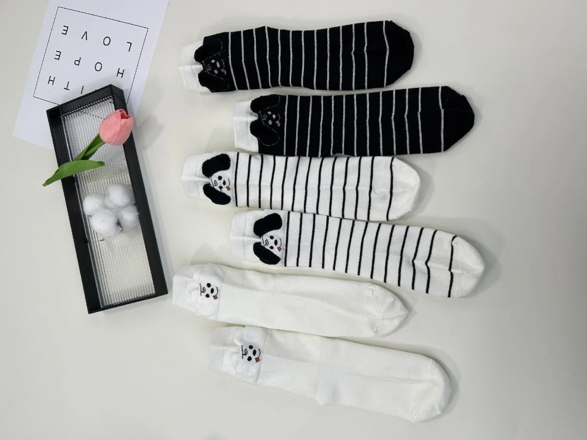 Custom Double-Cuff Dog Crew Socks catalog product image