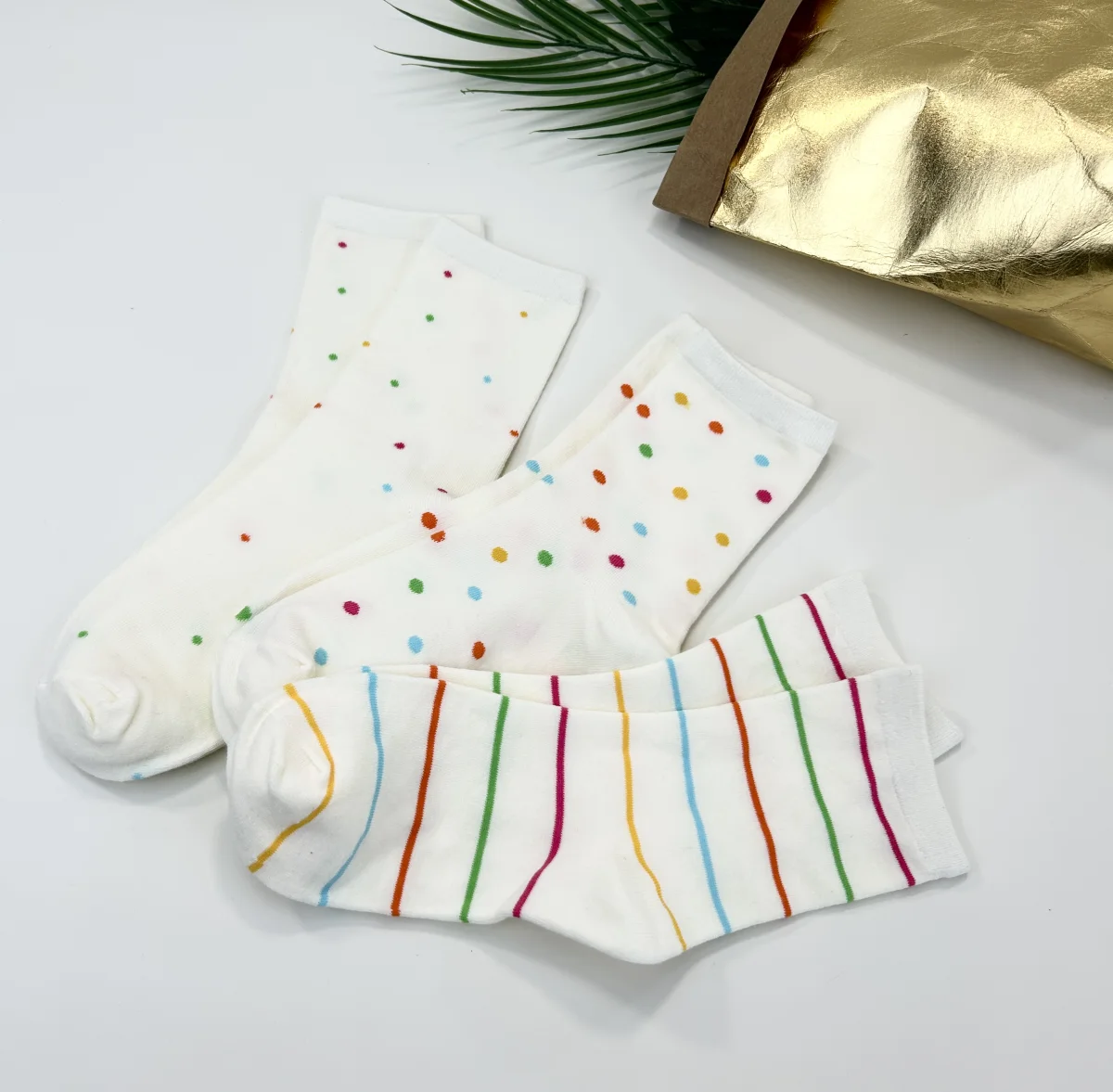 Custom Polka Dot Crew Socks, SKU 1150 catalog product image