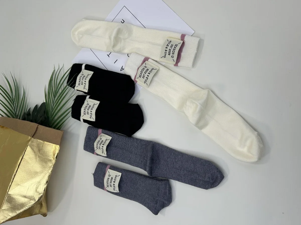 Custom Embroidered Wool Blend Crew Socks catalog product image