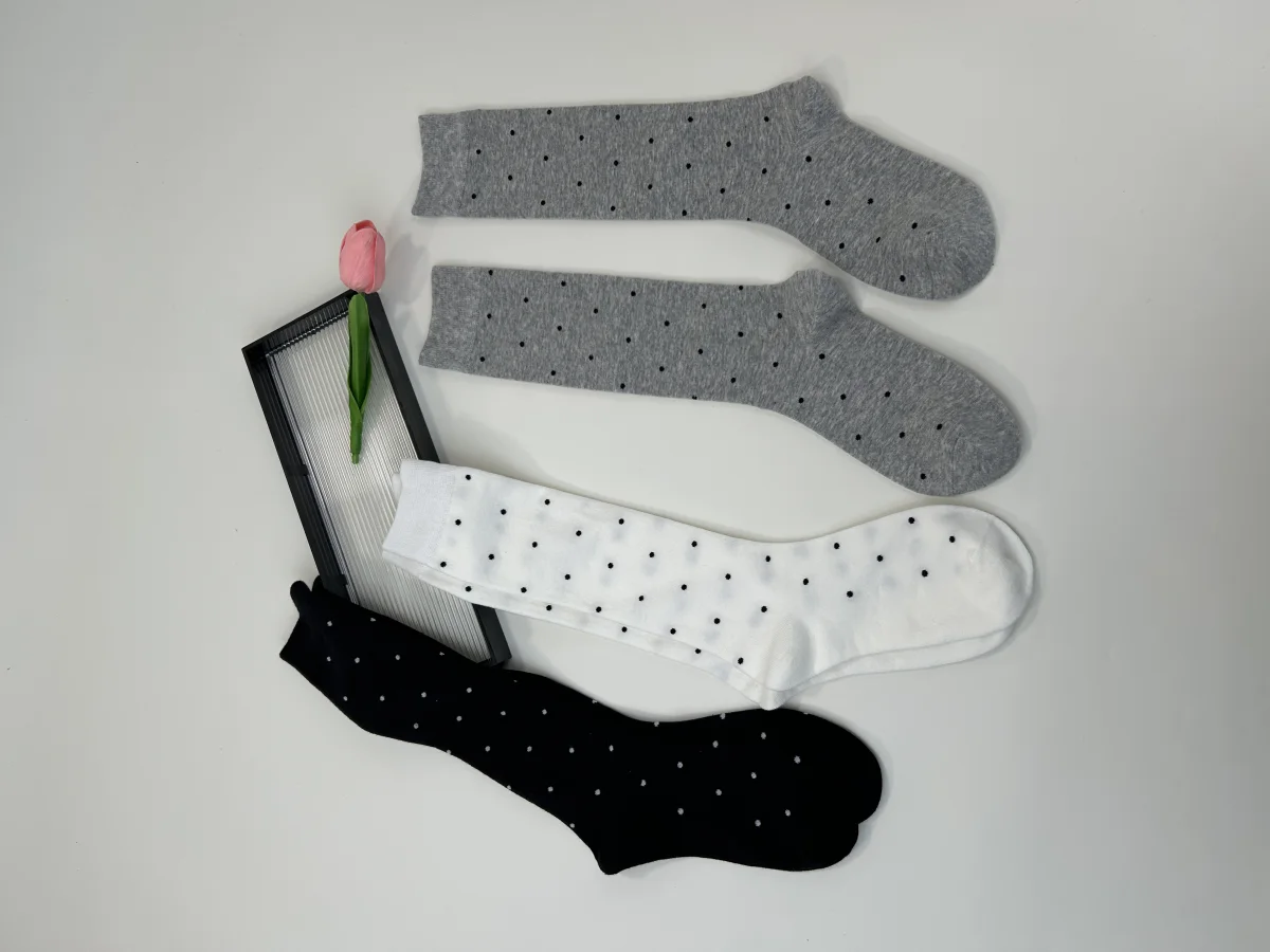 Custom Polka Dot Knee-High Socks catalog product image